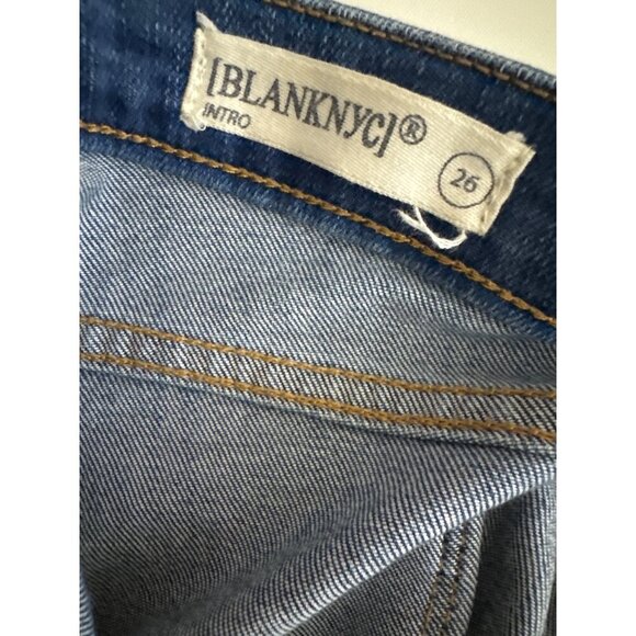 Blank NYC Intro Distressed Skinny Jeans Size 26 - Picture 3 of 4